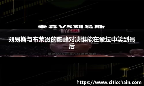 刘易斯与布莱滋的巅峰对决谁能在拳坛中笑到最后